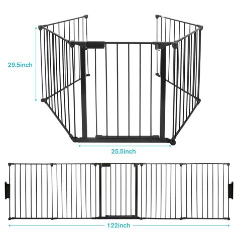 Buy IMAGE All in 1 piece 122 Inch Baby Gate Play Yard Super Wide ...