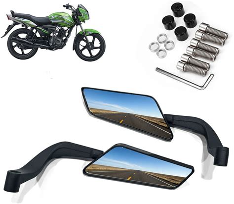 Manual Rear View Mirror Left & Right Set | Premium Bike Mirror | SKD ...