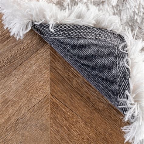 nuLOOM 4 X 6 (ft) Ivory Indoor Solid Area Rug AWVE16B-406 at Lowes.com