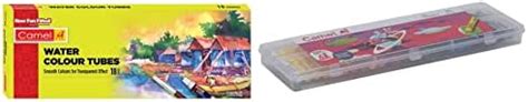 Camel Student Water Color Tube - 5ml Tubes, 18 Shades Oil Pastel with ...