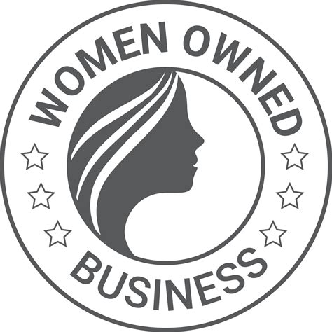 Women Owned Logo. Women Owned vector logo design. Women Owned business logo, Women owned badge ...