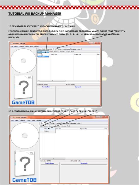 Image result for Wii Backup Manager Not Adding Files