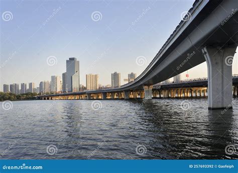 The Bridge Over the Hun River Editorial Photography - Image of kinds ...