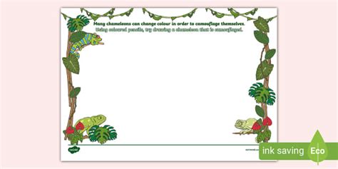 Drawing Prompt Chameleon | Drawing | Art | Twinkl | KS1