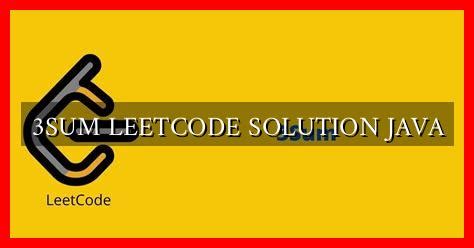 Image result for 4Sum LeetCode Video Java