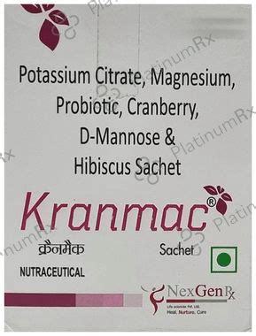 Kranmac Sachet – Uses, Price, Side Effects | PlatinumRx