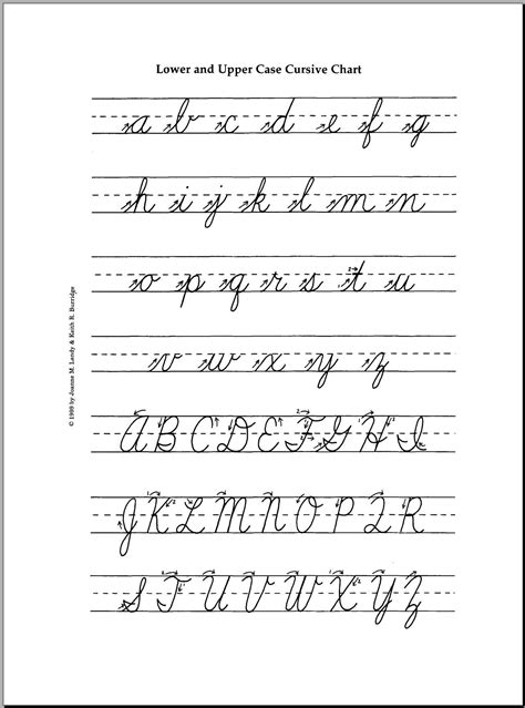 Cursive Letters Lowercase And Uppercase A Z