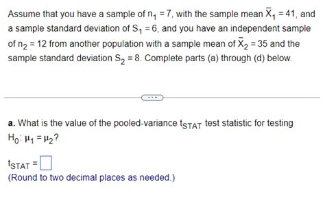 Image result for Pooled Variance T-Test