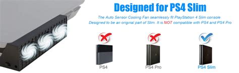 Tobo PS4 Slim Cooler - USB External 3-Fan Super Turbo Cooling (TD-819 ...