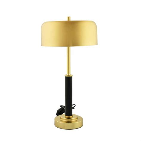 Buy Metalia Metal Table Lamp (Black & Gold) Online in India | Nilkamal ...