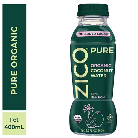 ZICO Pure Organic Coconut Water (400 ml) Delivery or Pickup Near Me ...