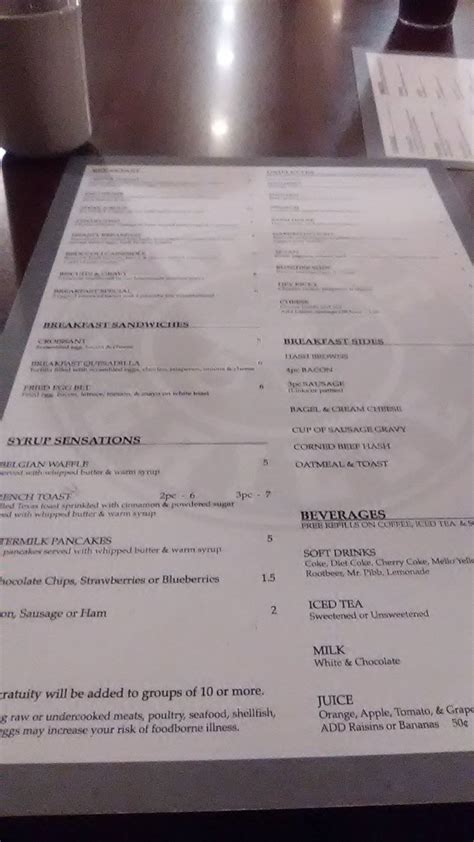 Menu at Copper Grille restaurant, Paw Paw, 854 S Kalamazoo St #9230