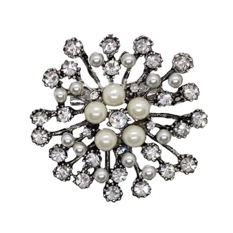 FURE Snowflake (Antique Rhodium) Brooch