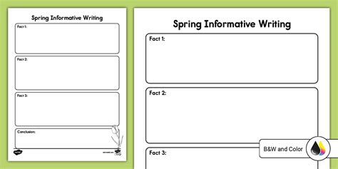 Spring Writing Template | Spring Season | Twinkl USA