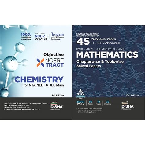 Buy Disha Objective NCERT Xtract Chemistry & Errorless 45 Previous ...