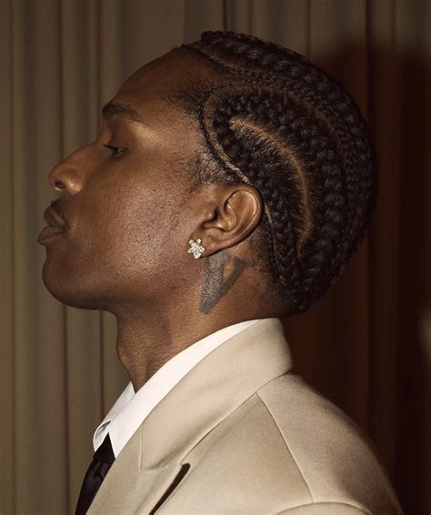 Travis Scott Without Braids Hairstyle