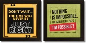 INSPIRINGBRUSH Motivational Frames for Wall Decor Quote Frame for ...