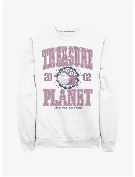 Disney Treasure Planet Morph Collegiate Sweatshirt - WHITE | Hot Topic