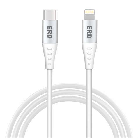 ERD UC-98 USB-C to Lightning Metal Casing Power Delivery Cable for ...