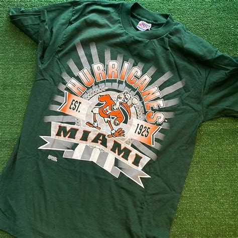 Vintage Miami Hurricanes Tee Shirt Gift For NCAA Fans - Bluefink