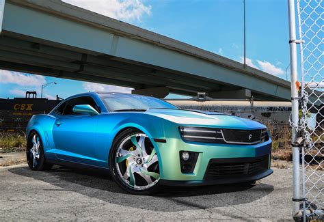 Download wallpaper Chevrolet, Camaro, Wheels, forgiato, section chevrolet in resolution 3500x2400