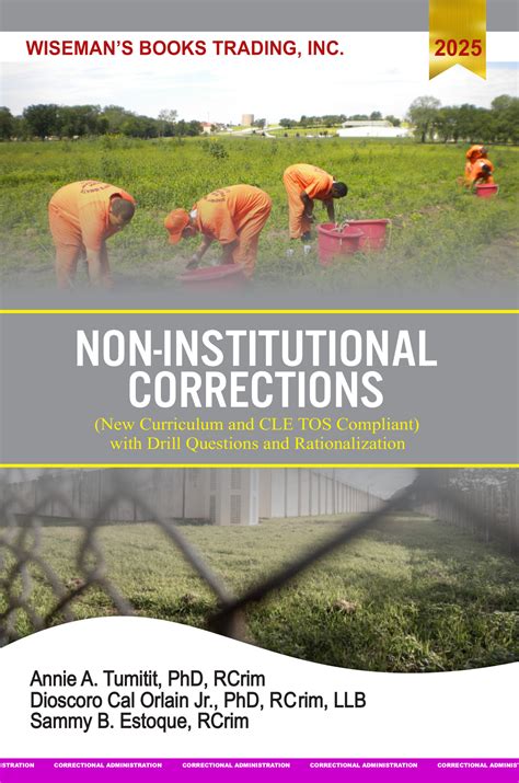 Non-Institutional Corrections - Wiseman's Books Trading Inc.