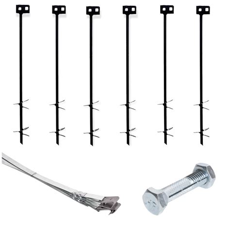 Deer Blind Anchor Kit Mobile Home Tie-Down Kit - Includes 8 Auger ...