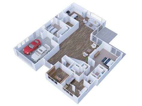3D Floor Plan Rendering Nampa, Idaho by The 2D3D Floor Plan Company ...