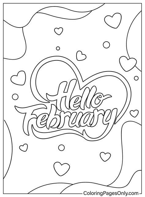 Free Printable February Coloring Pages - prntbl.concejomunicipaldechinu ...