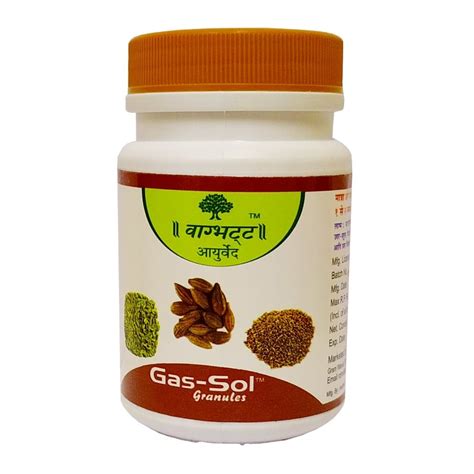 Vagbhatt Gas-Sol Granules - stomach ache, constipation
