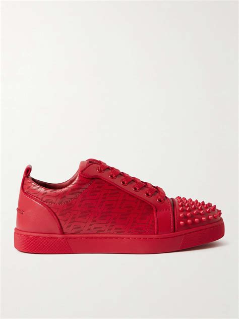 Christian Louboutin Red Spike Shoes