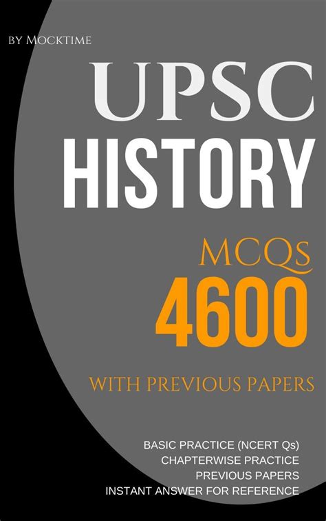 Buy UPSC HISTORY 4600 MCQs from previous papers, NCERT books ...