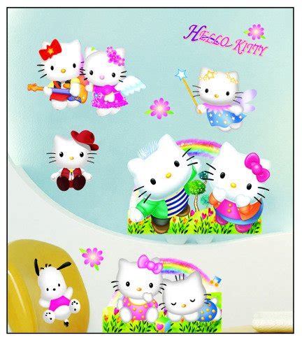 Buy PINDIA DÉCOR 3D Hello Kitty Wall Sticker Online at Low Prices in ...
