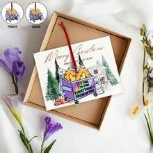 Christmas Decorations 2025 Funny It S Fine Dumpster Fire Ornament Chaos ...