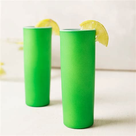 Bright Green Tequila Shot Glasses (Set of 2) – Bar Box