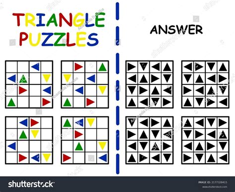 Image result for Triangle Puzzles