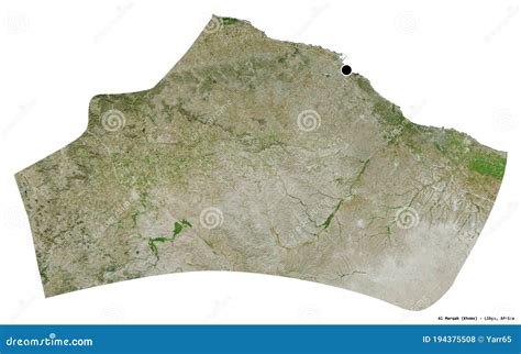 Quartier Marqab Cl De La Libye Sur Blanc. Satellite Illustration Stock ...