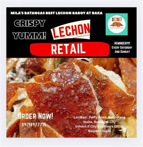 LECHON RETAIL, Kumintang Ibaba, Batangas City, 30 August 2025 | AllEvents
