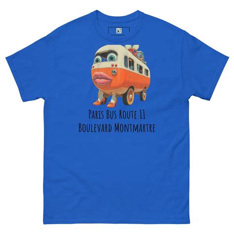Paris Bus Route 11 - Unisex classic tee - in1SpotWorld