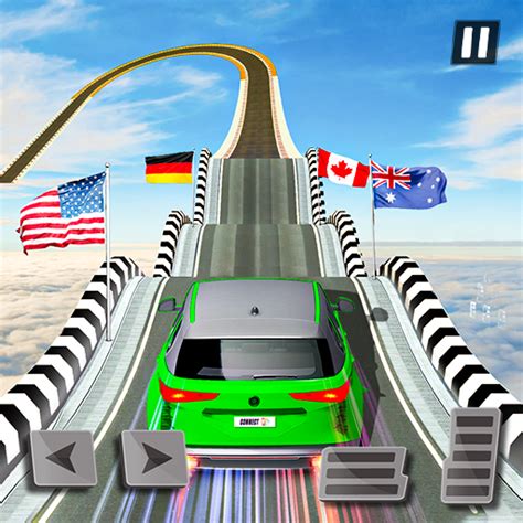 Impossible Mega Ramp - Stunt Car Extreme Car Stunt Races Car Racing ...