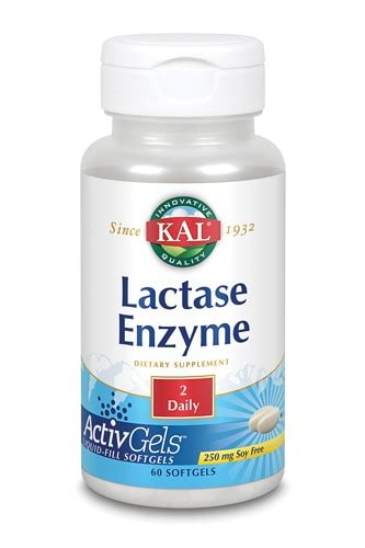 Kal Lactase Enzyme -- 250 mg - 60 Softgels - Vitacost