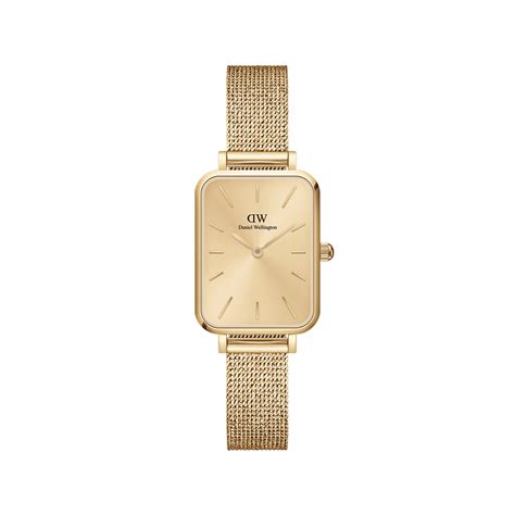 Quadro Unitone - Gold square watch for women | DW