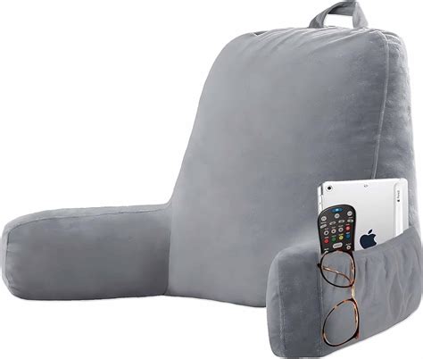 Amazon.com: Acteb Reading Pillows for Sitting in Bed Adult with Arms ...
