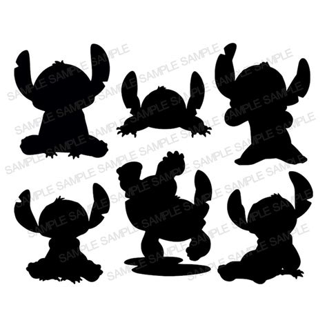Disney Stitch Silhouette