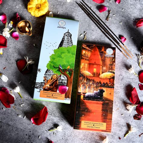 Jalvayu Premium Chandan + Mogra Incense Sticks (Bundle Pack of 2) | Fr