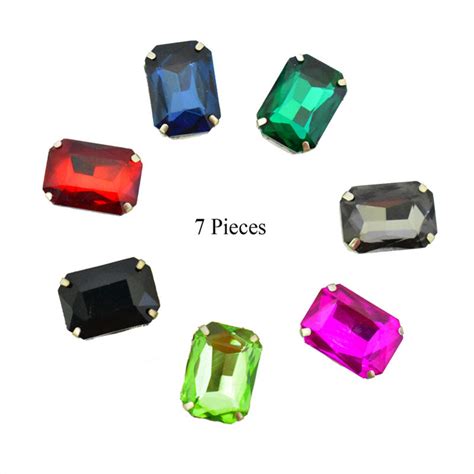 Buy Mixed Color Sew on Crystal Stone with Catcher – embroiderymaterial.com