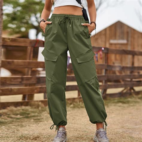 Custom Fashion Lady Cotton Straight Leg Women Trousers Cargo Track ...
