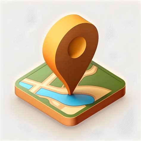 3D Map Pin with Line Icon 的图像结果