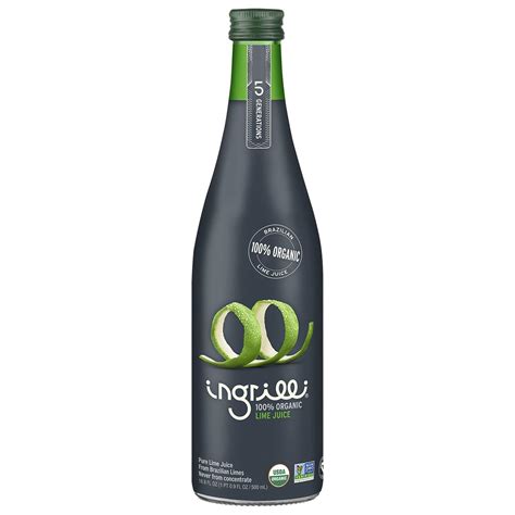 Amazon.com : Ingrilli Organic Lime Juice, 16.9 Fl Oz Glass Bottle (Pack ...
