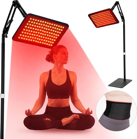 Amazon.com: Red Light Therapy for Face and Body, 2 in 1 Infrared Light Therapy Lamp Belt with ...